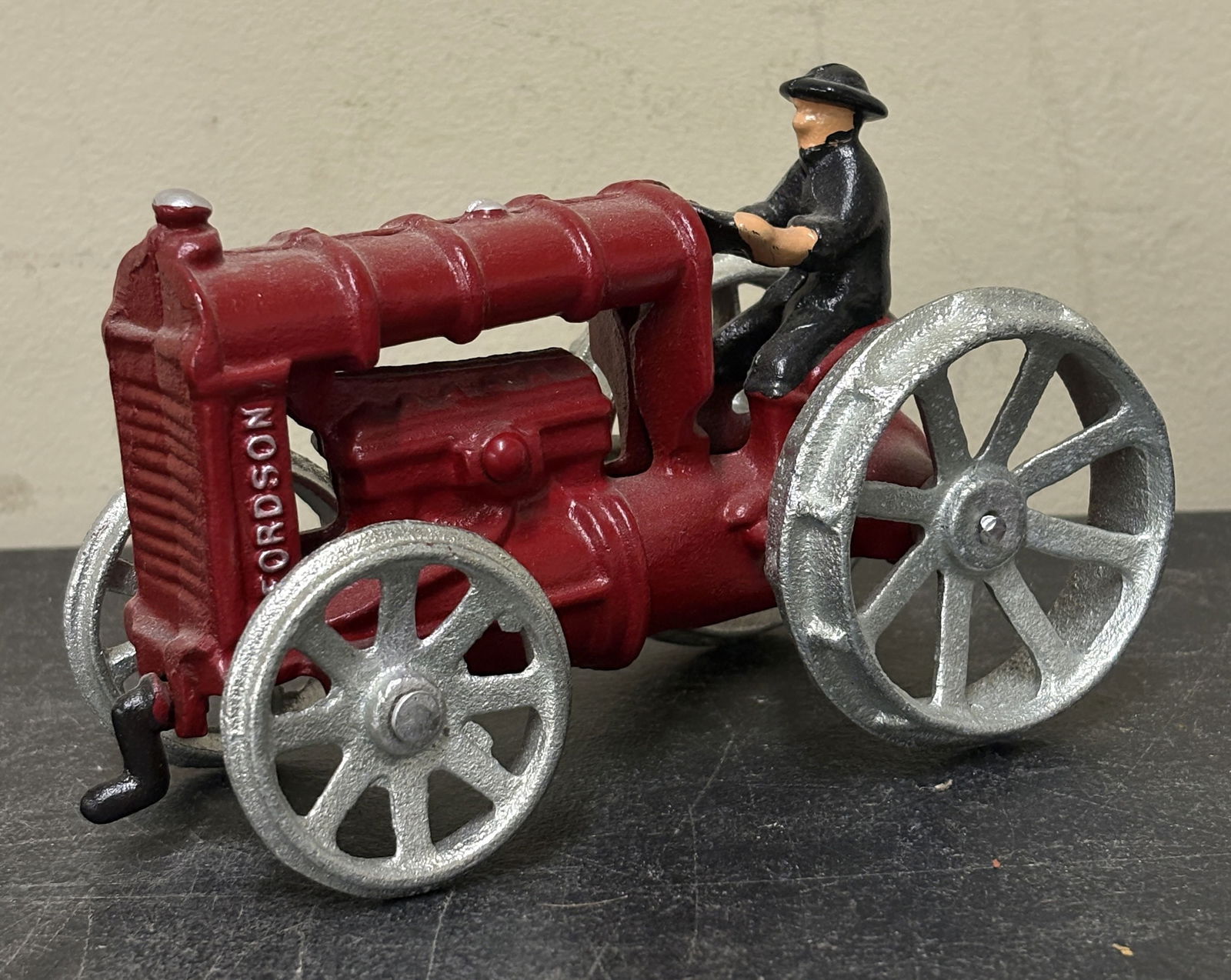 Vintage Cast Iron Fordson Tractor - 6": Vintage Cast Iron Fordson Tractor - 6"