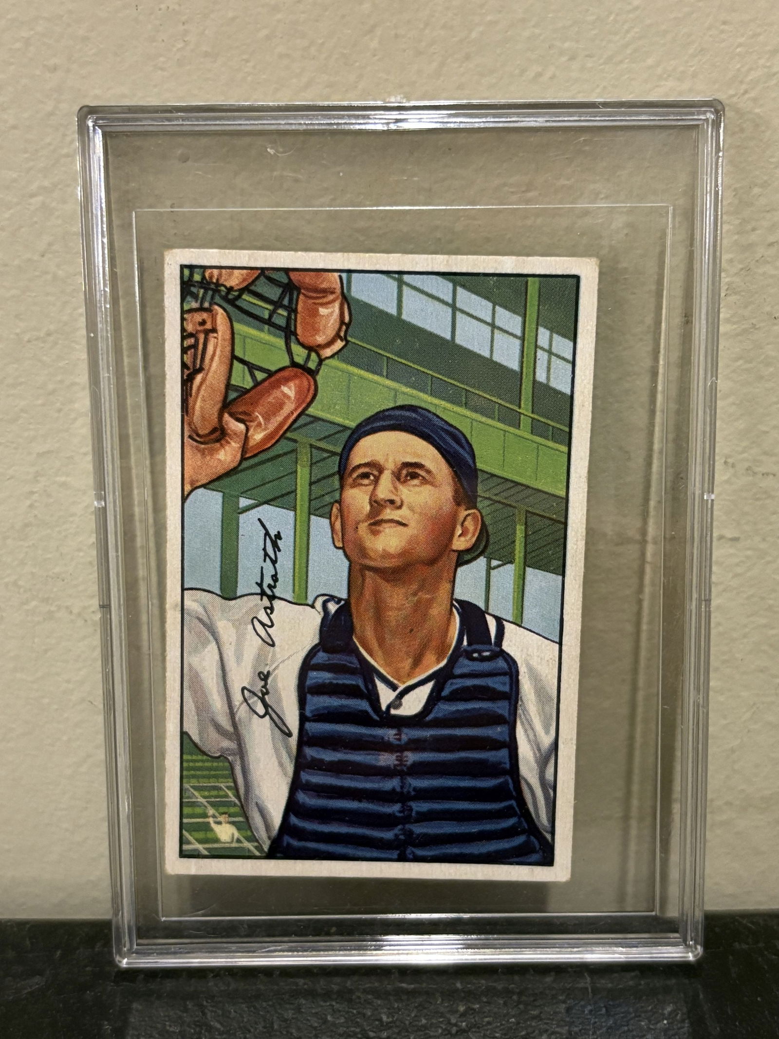 1952 Bowman baseball Card featuring player Joe Astroth, card number 170 - 5" (1 of 2)