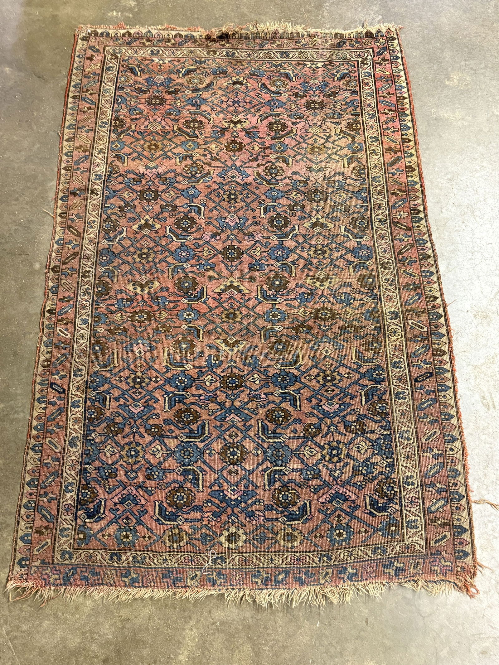 Vintage Persian Malayer Rug, likely from the early 20th century - 42"x70" (1 of 5)