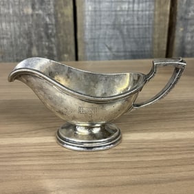 L-N Railroad International Silver Soldered Gravy Boat 6"