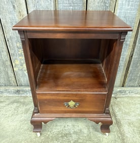 Cherry One Drawer Night Stand 16"X20"X30"