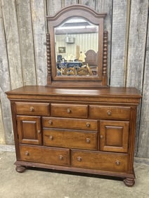 Sumter Cabinet Co. Dresser With Mirror 19"X59"X80"