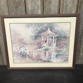 Somewhere In Time" By Barbara Mock, Framed 36"X28