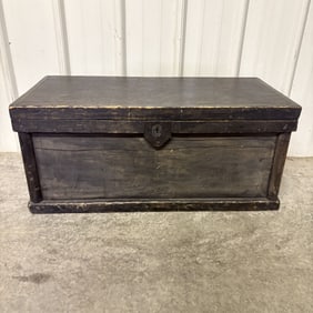 Antique Wooden Carpenters Chest - Storage Chest 16"X33"X15"