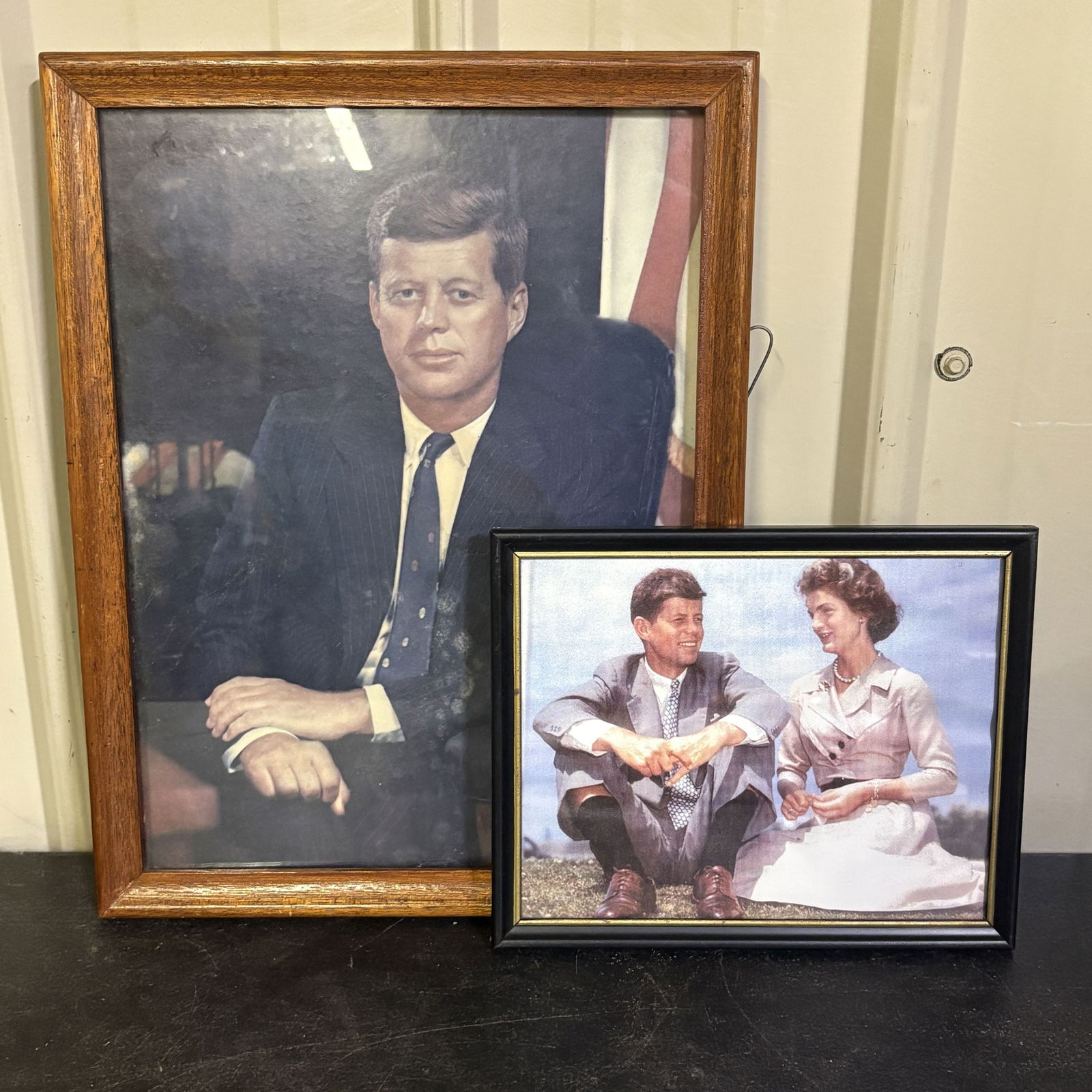 Pair Of President John F. Kennedy Portraits 13"X18" (1 of 3)
