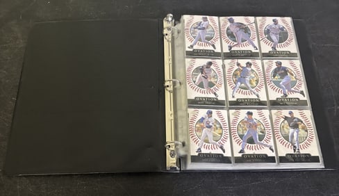 Binder Of Assorted Collectible Baseball Cards 11"