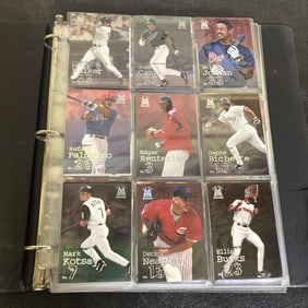 Binder Of Assorted Collectible Baseball Cards 11"