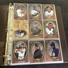 Binder Of Assorted Collectible Baseball Cards 11"