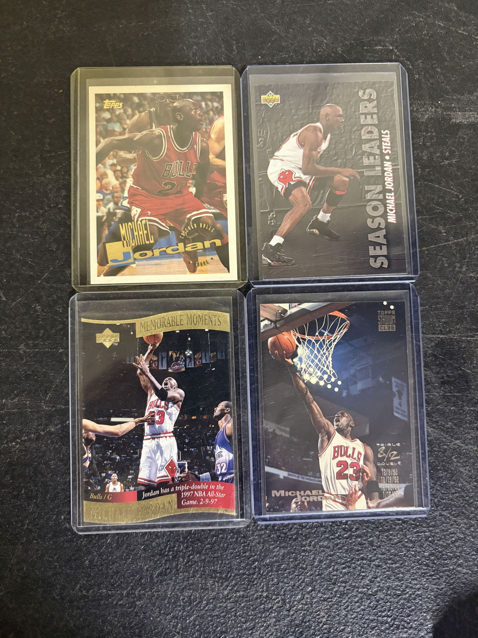 Lot Of 4 Michael Jordan Cards 3" (1 of 4)