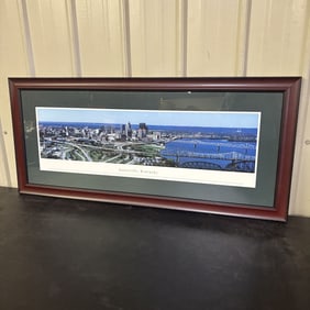 Panoramic Photograph Of The Louisville, Kentucky Skyline (Photograph By James Blakeway) 48"X22"