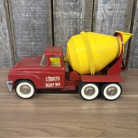 Structo Pressed Steel Ready Mix Concrete Cement Mixer Truck 7"X13"X8"