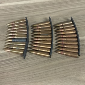 3 Clips Of 7.62X39 5"