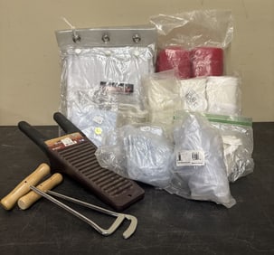 Lot Of Assorted Equestrian Items And Boot Jack 20"