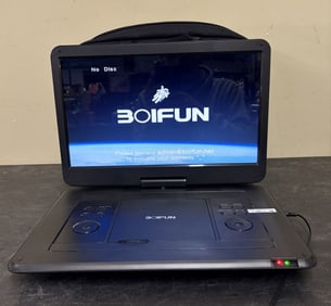 Boifun portable DVD player, model BFN-161, 15.6" HD Swivel Screen w/ 1280x800 Resolution - 15"