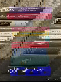 Lot Of Medical And Psychology Textbooks 11"