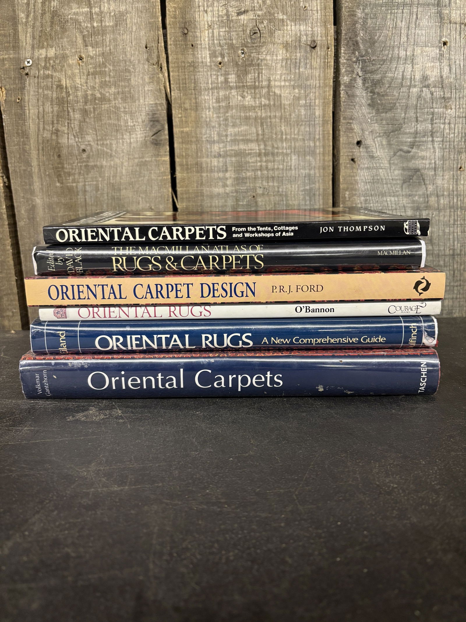 Lot Of Assorted Books About Oriental Carpets And Rugs 12.5": Lot Of Assorted Books About Oriental Carpets And Rugs 12.5"