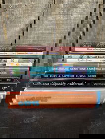 Collection Of Gemology And Antique Jewelry Books 10"