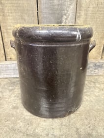 Stoneware Pottery Crock - As Found 11"X12"
