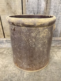 Stoneware Pottery Crock - As Found 10"X13"