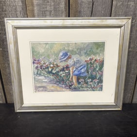 Impressionist Style Original Painting; Framed. 24"X20"