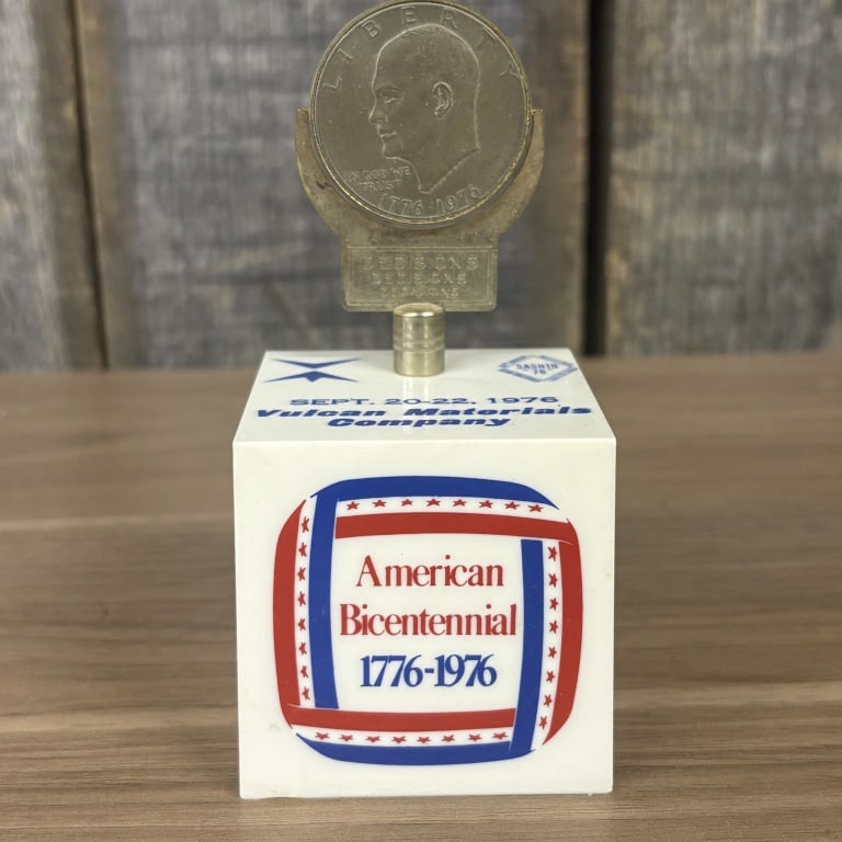 Vintage American Bicentennial Souvenir "Decisions, Decisions, Decisions" featuring an Eisenhower (1 of 4)