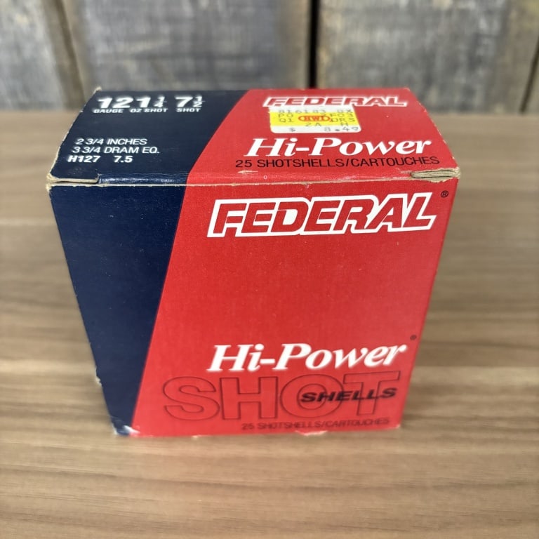 Federal Hi-Power 12-Gauge Shotgun Shells - 4": Federal Hi-Power 12-Gauge Shotgun Shells - 4"