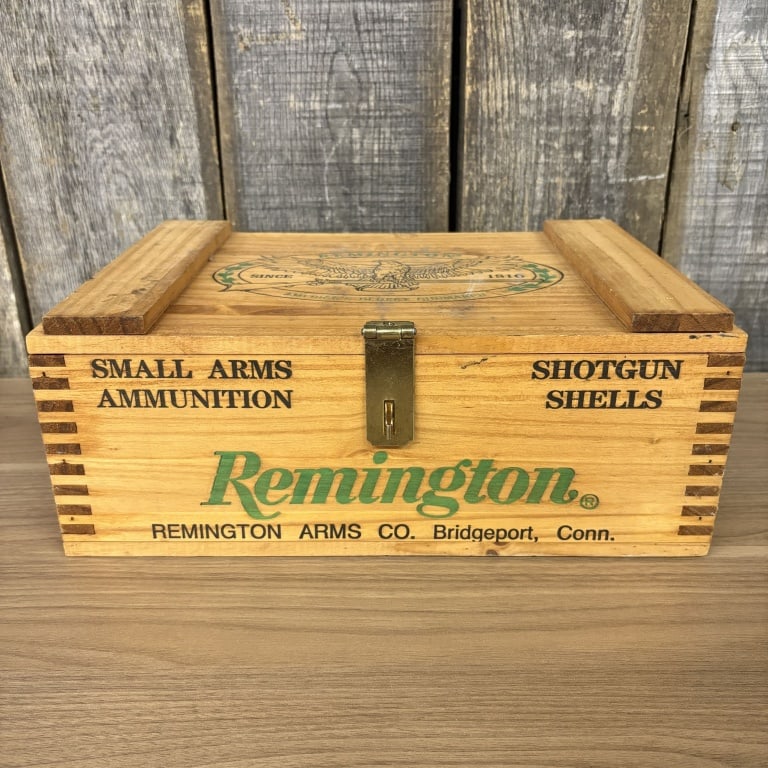 Remington Arms 250 Shell Ammo Crate - 14" (1 of 6)