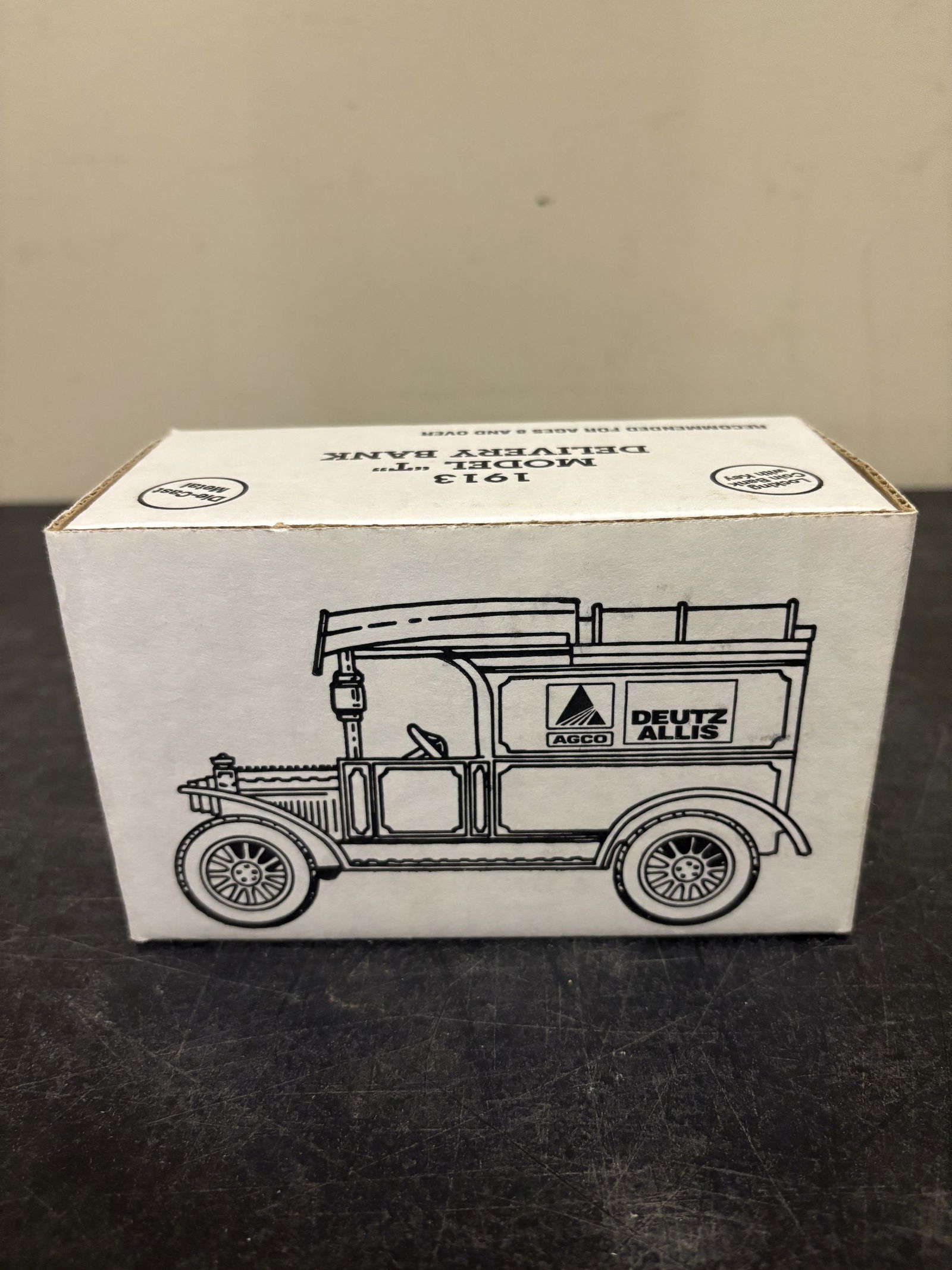 Ertl 1913 Model T Delivery Bank, a collectible die-cast vehicle replica - 6": Ertl 1913 Model T Delivery Bank, a collectible die-cast vehicle replica - 6"