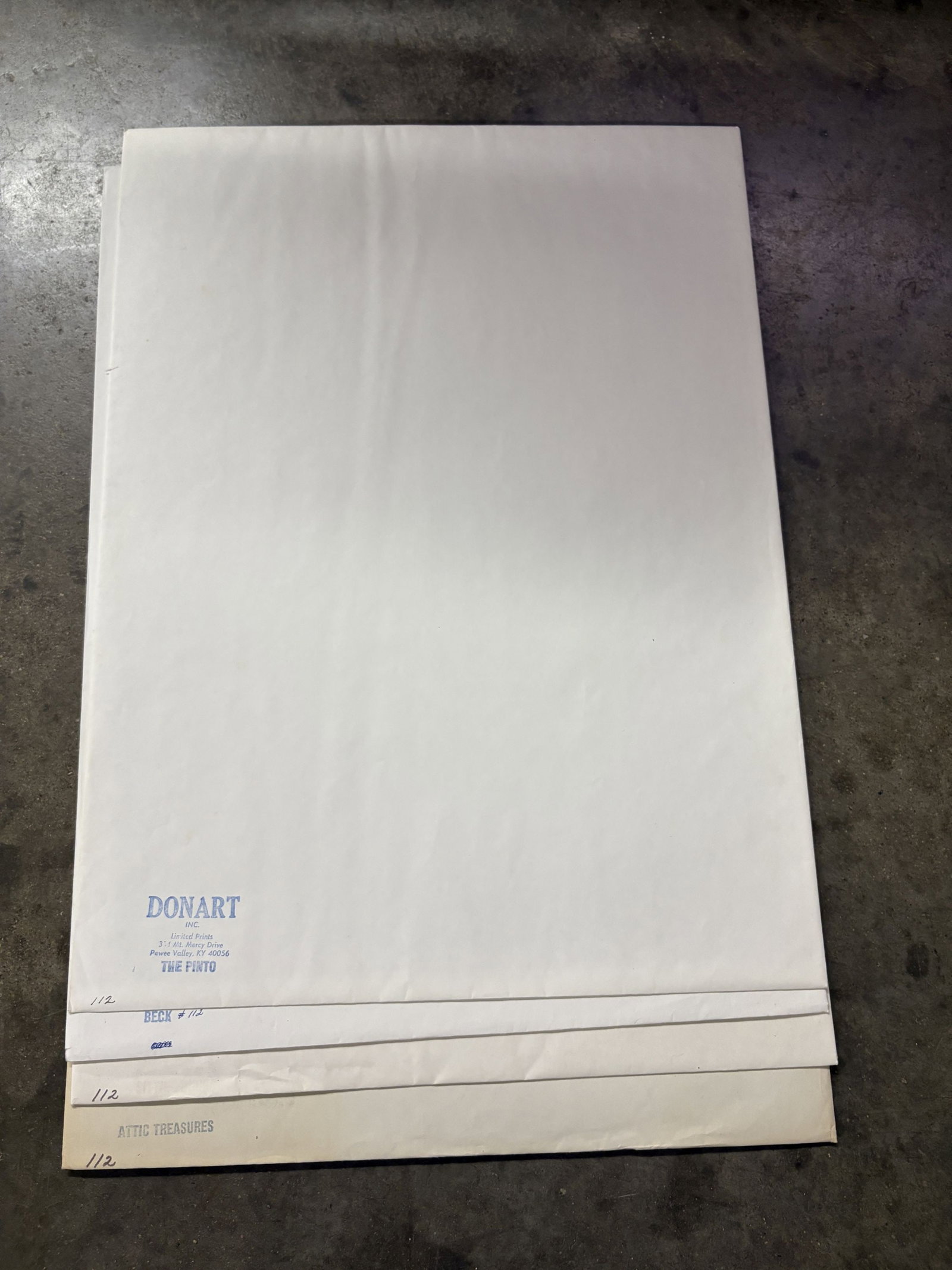 Lot Of 4 Don Ensor Prints - Including The Pinto, Beck And Attic Treasures 24": Lot Of 4 Don Ensor Prints - Including The Pinto, Beck And Attic Treasures 24"