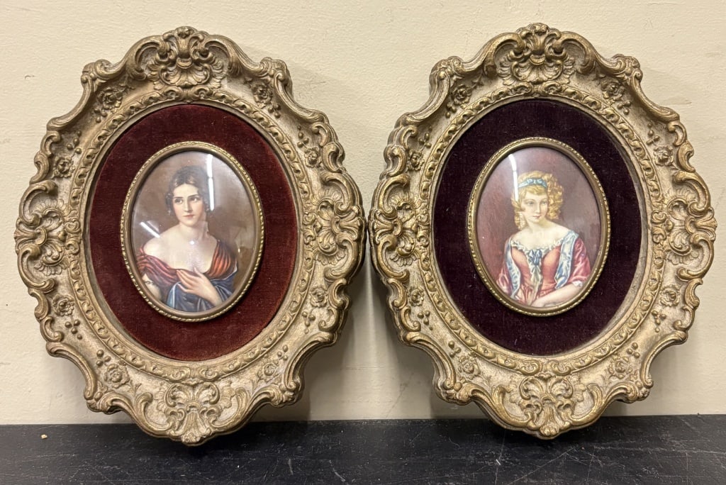 Pair Of Vintage Cameo Creations Featuring Portraits Of Pauline Bonaparte By Salomon G. Counis And (1 of 5)