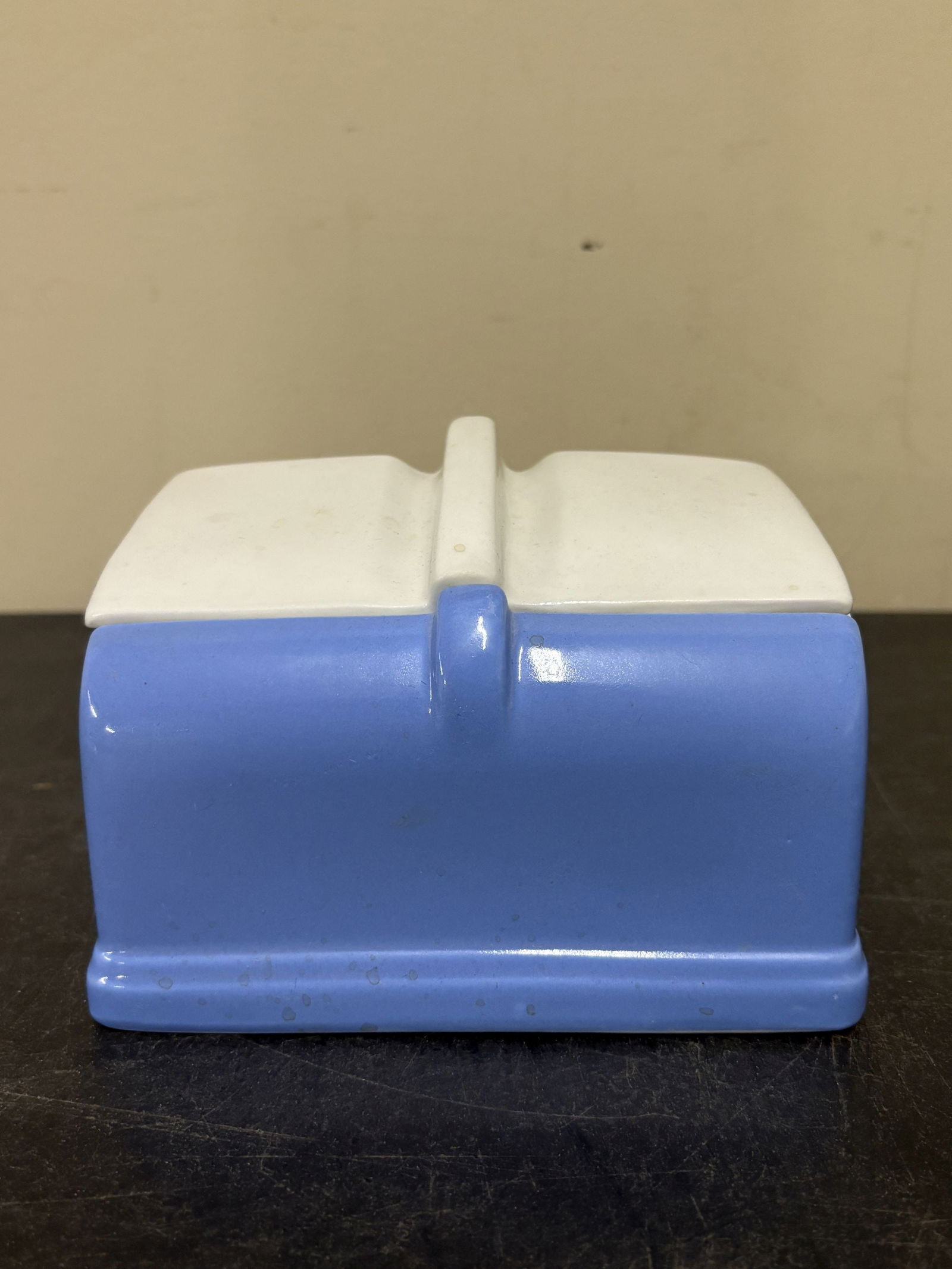 Vintage "Coldspot" Refrigerator Dish By The Hall China Co. 6X4": Vintage "Coldspot" Refrigerator Dish By The Hall China Co. 6X4"