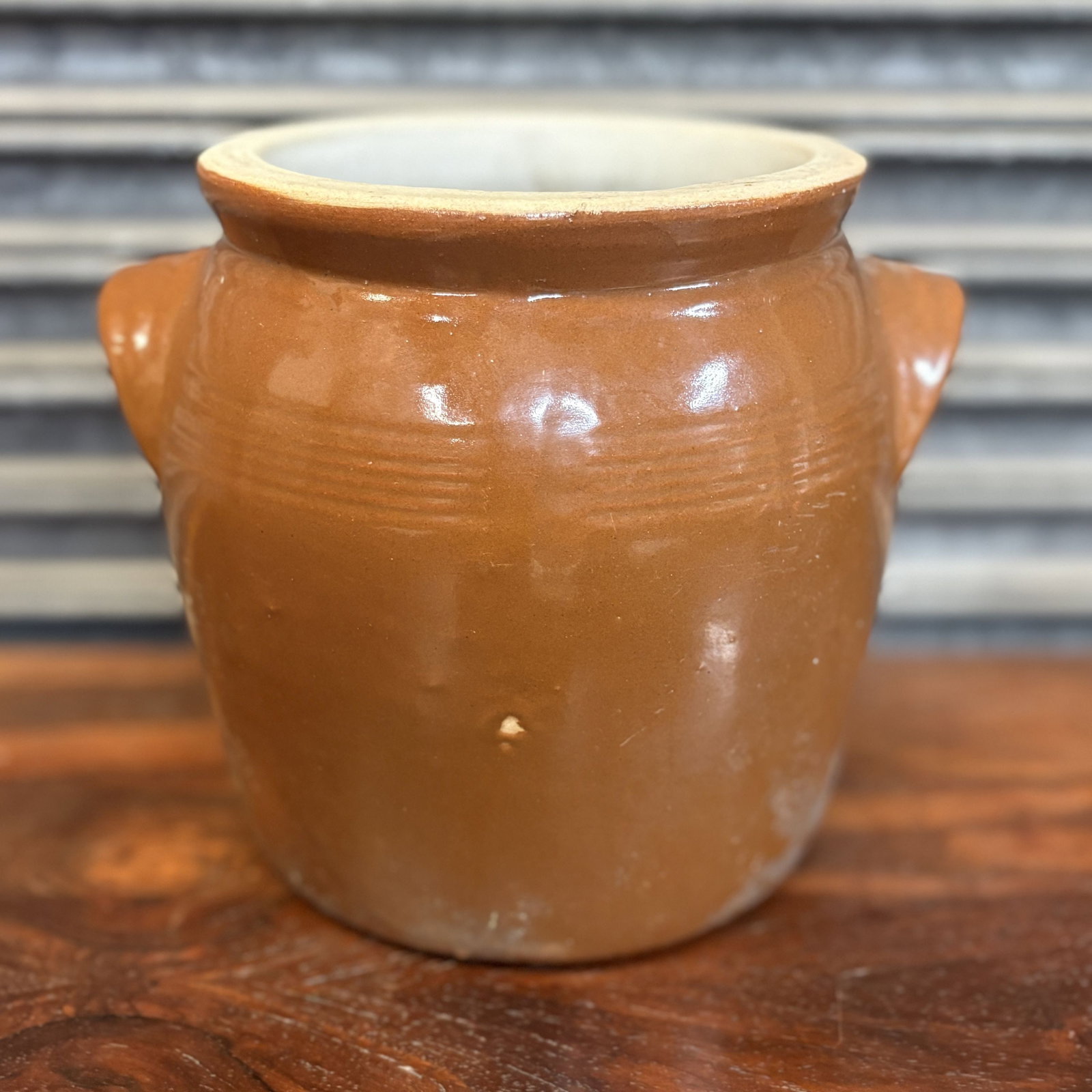 Antique French Confit Pot, Typically Used For Preserving Meats In The South Of France, Stoneware (1 of 4)