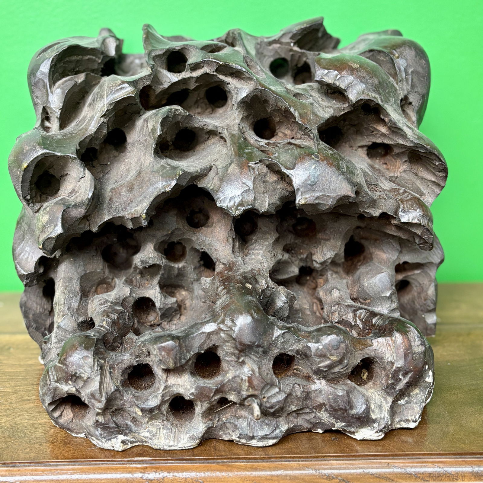 Antique Carved Wood Architectural Salvage 14"X10"X10": Antique Carved Wood Architectural Salvage 14"X10"X10"