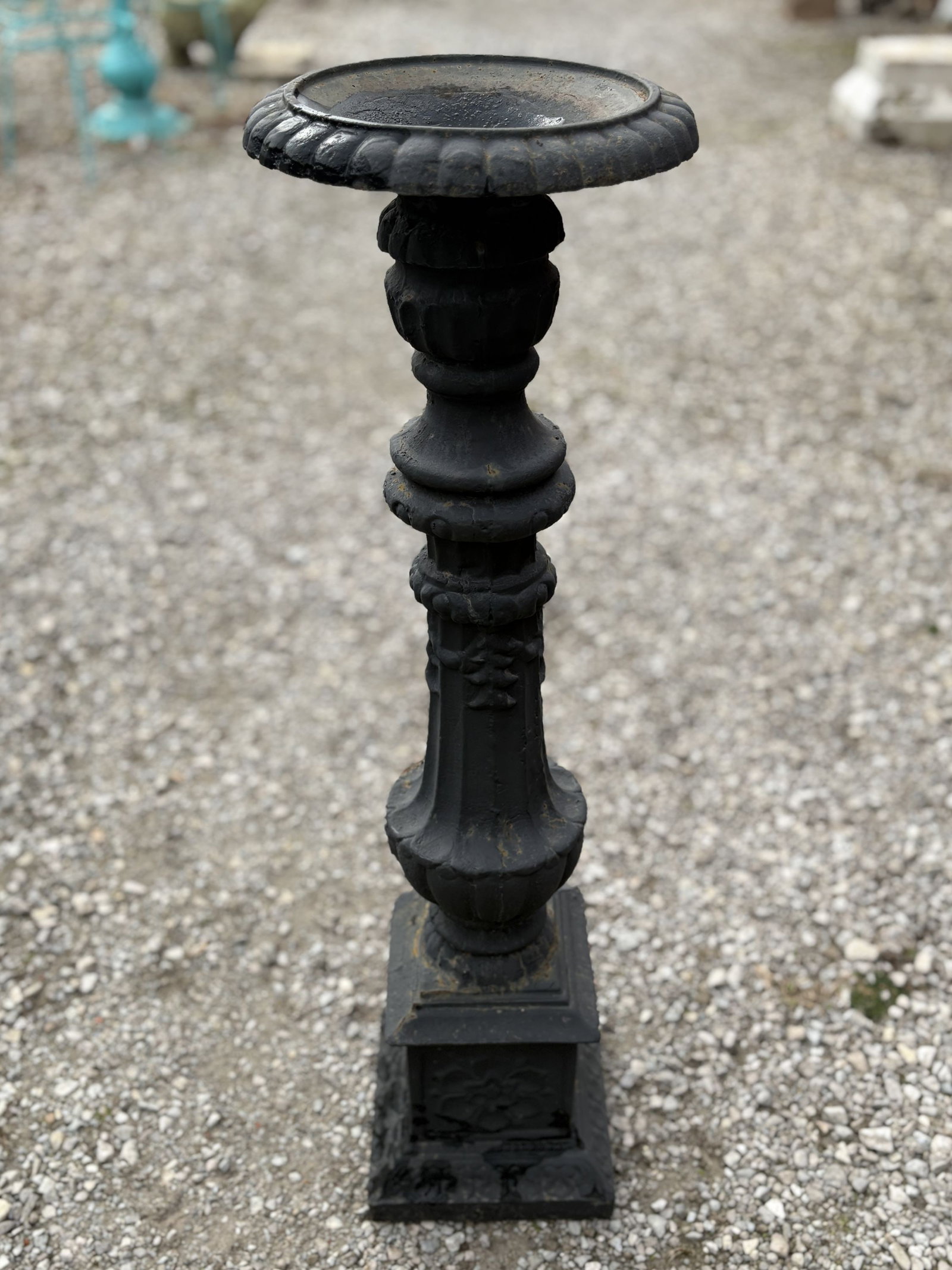 Cast Iron Victorian Style Candle Holder 12"X12"X44" (1 of 8)