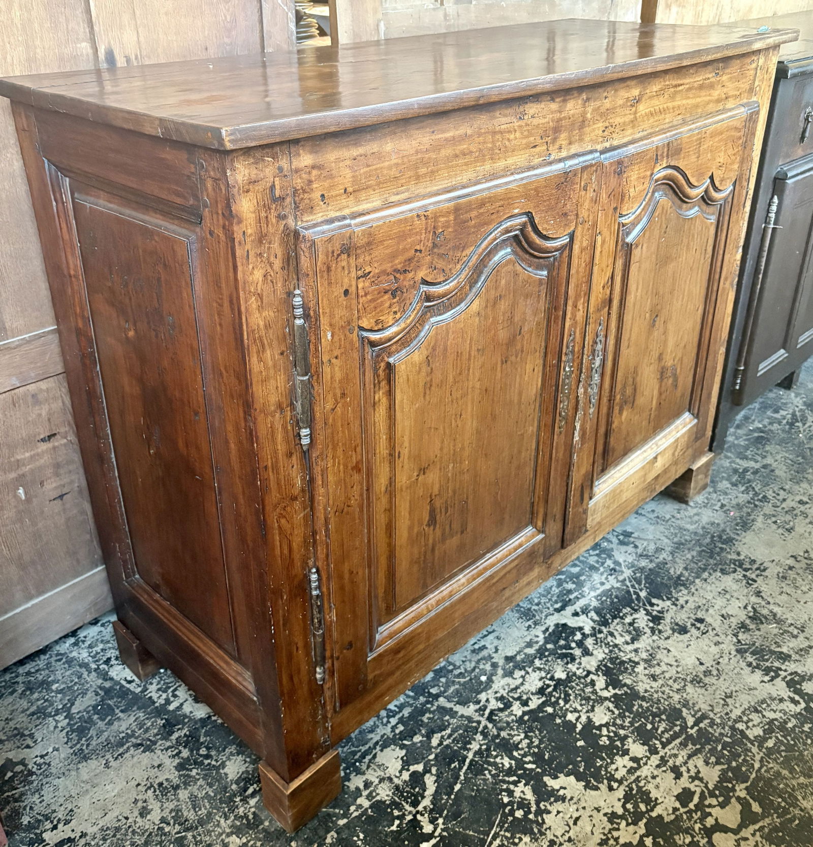 19th-century French Provincial Sideboard or Buffet - 21"x51.5"x41" - NOT AVAILABLE FOR SHIPPING, (1 of 4)