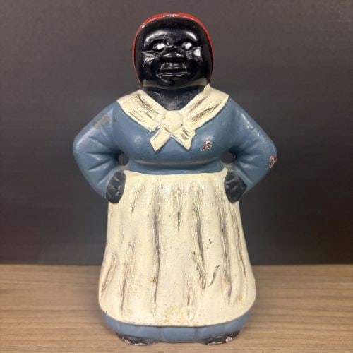 Aunt Jemima Cast Iron Still Bank - Black Americana 5"X8": Aunt Jemima Cast Iron Still Bank - Black Americana 5"X8"