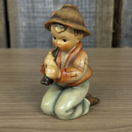 Vintage Hummel Porcelain Figurine, "Little Tooter" 2.5"X4": Vintage Hummel Porcelain Figurine, "Little Tooter" 2.5"X4"
