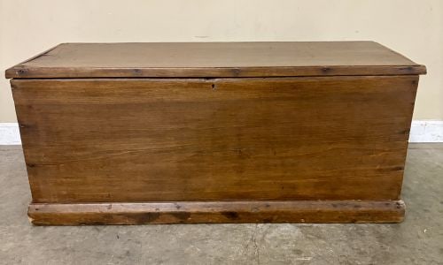 Early Antique Solid Mahogany Blanket Chest 19"X48"X20": Early Antique Solid Mahogany Blanket Chest 19"X48"X20" - NOT AVAILABLE FOR SHIPPING, PICK UP OR TRANSPORT ONLY
