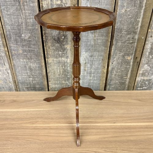 Vintage Victorian Style Tripod Side Table - 14"x20": Vintage Victorian Style Tripod Side Table - 14"x20"