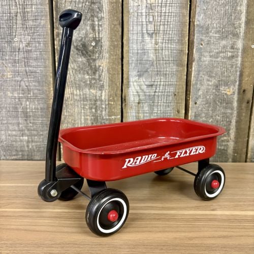 Vintage Radio Flyer Wagon Mini - 7"x14"x14": Vintage Radio Flyer Wagon Mini - 7"x14"x14"