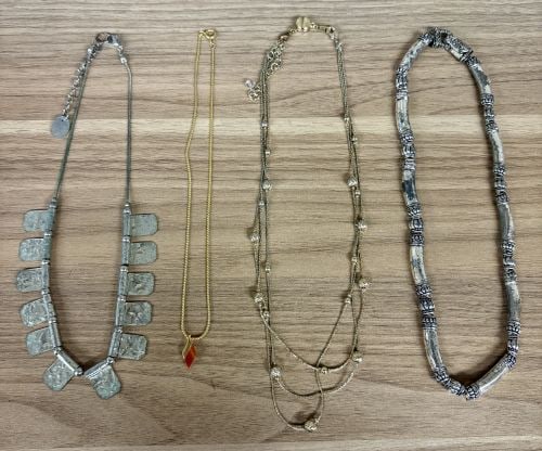 Collection of Assorted Costume Jewelry Necklaces - 14" (1 of 3)