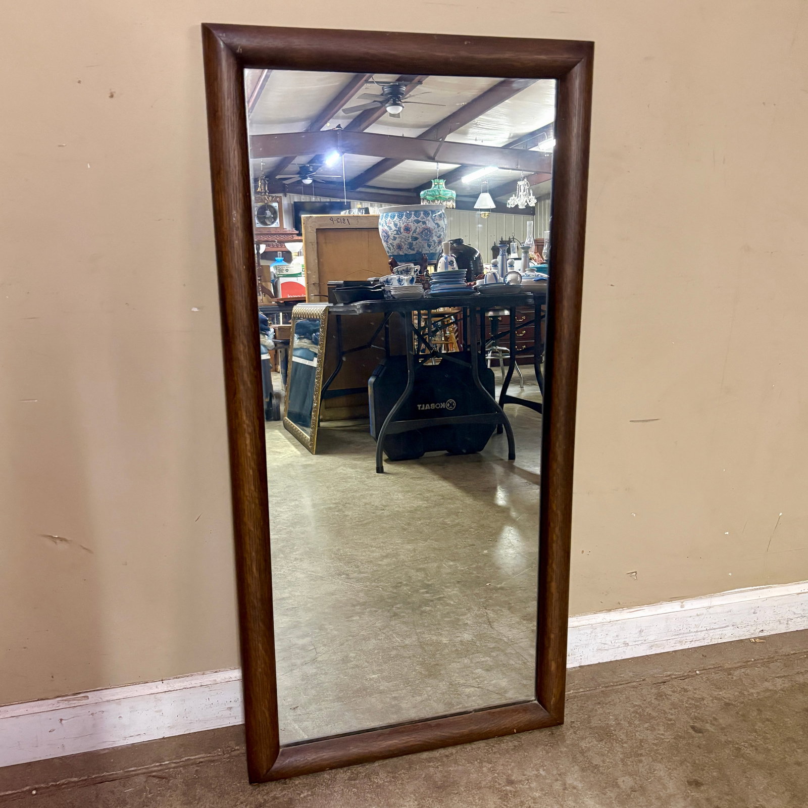 Wooden Standing Mirror - 22.5"x 44" (1 of 4)