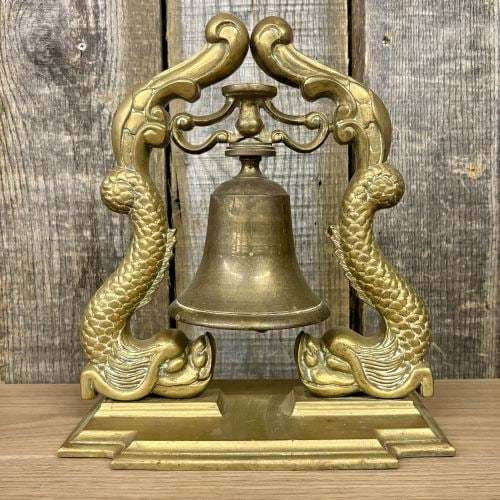 Vintage Cast Brass Nautical Submariners Table Bell (1 of 6)