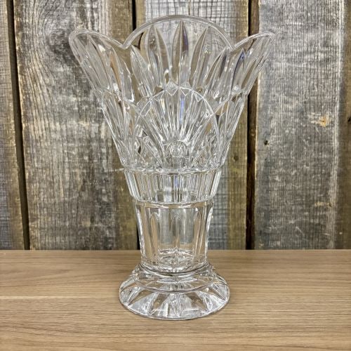 Shannon Crystal Freedom Pattern 24% Lead Crystal Footed Flared Vase (1 of 7)