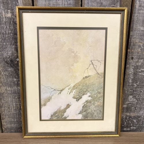 Paul Sawyier (American, 1865-1917), Snowy Sentinel, Offset Lithograph (1 of 8)