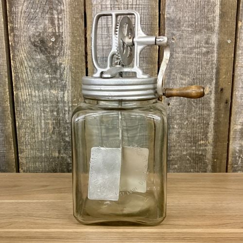 Dazey Churn and Manufacturing Company No. 40 4-Quart Glass Butter Churn (1 of 7)