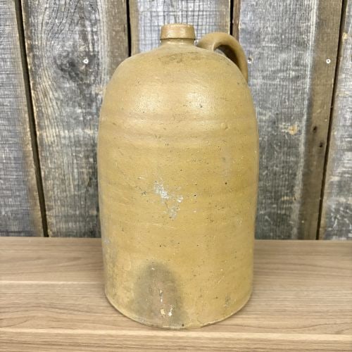 Antique Salt Glazed Stoneware Jug Attributed to Meyer Pottery (1 of 7)