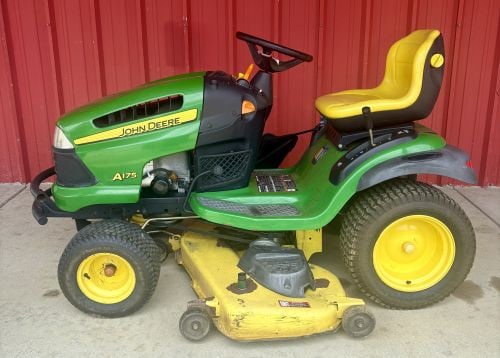 John Deere LA175 100 Series Lawn Tractor with 54 Inch Mower Deck (1 of 10)
