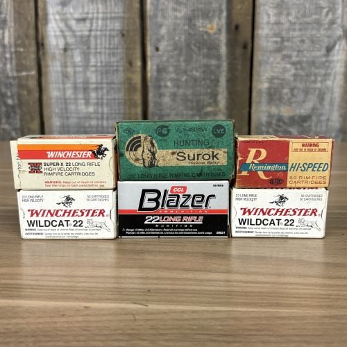A Lot of Six Boxes of Mixed .22 Caliber Rimfire Ammunition (1 of 5)