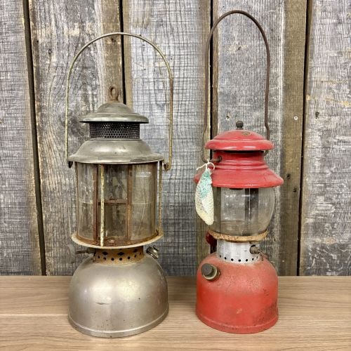 Two Vintage Liquid Fuel Camping Lanterns including a Coleman Model 200A (1 of 8)